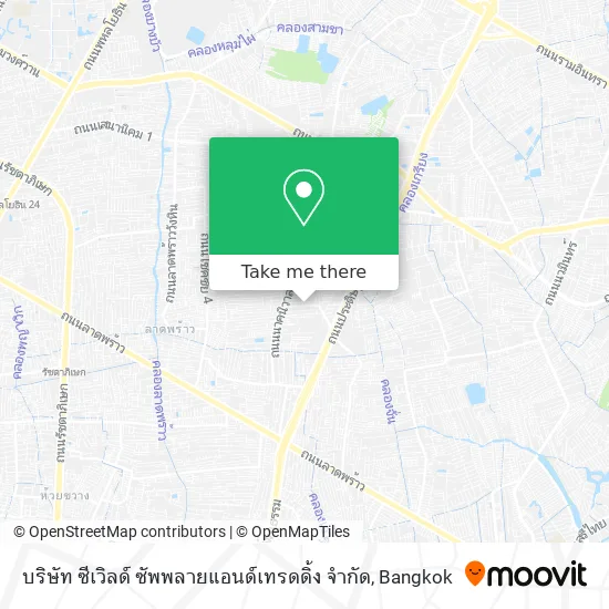 บริษัท ซีเวิลด์ ซัพพลายแอนด์เทรดดิ้ง จำกัด map