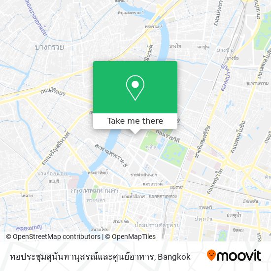 หอประชุมสุนันทานุสรณ์และศูนย์อาหาร map