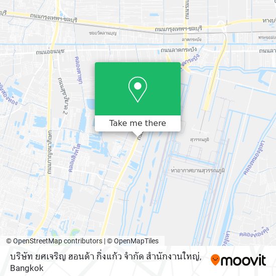 บริษัท ยศเจริญ ฮอนด้า กิ่งแก้ว จำกัด สำนักงานใหญ่ map