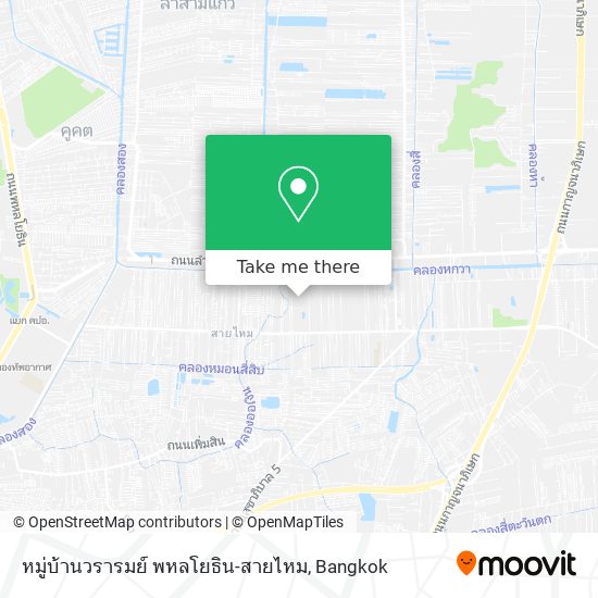 หมู่บ้านวรารมย์ พหลโยธิน-สายไหม map