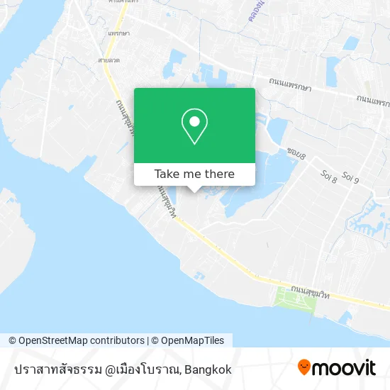 ปราสาทสัจธรรม @เมืองโบราณ map