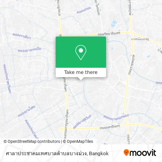 ศาลาประชาคมเทศบาลตําบลบางม่วง map