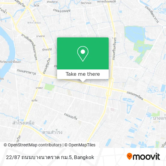 22/87 ถนนบางนาตราด กม.5 map