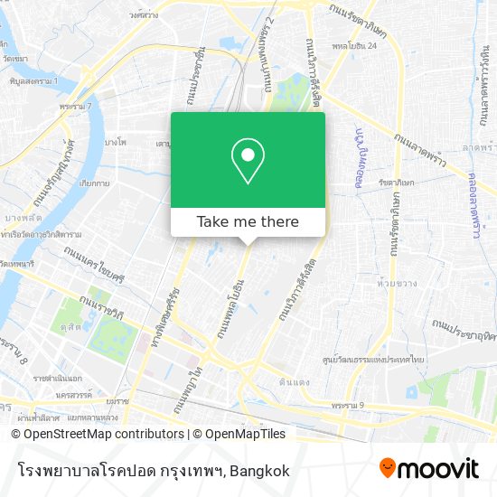 โรงพยาบาลโรคปอด กรุงเทพฯ map