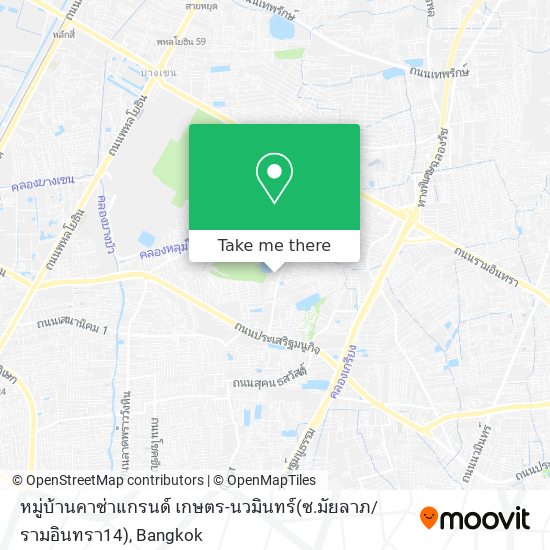 หมู่บ้านคาซ่าแกรนด์ เกษตร-นวมินทร์(ซ.มัยลาภ / รามอินทรา14) map