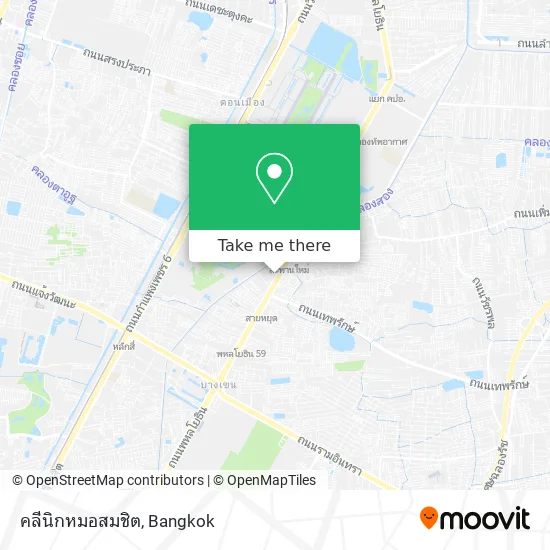 คลีนิกหมอสมชิต map