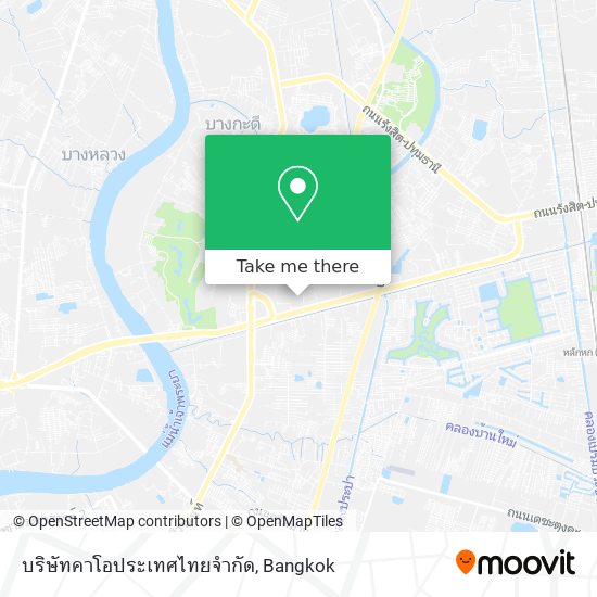 บริษัทคาโอประเทศไทยจำกัด map