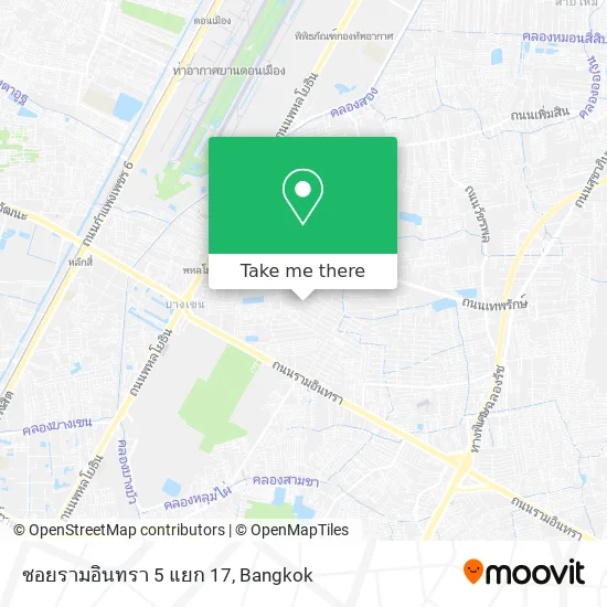 ซอยรามอินทรา 5 แยก 17 map