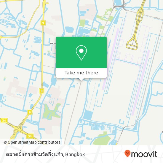 ตลาดฝั่งตรงข้ามวัดกิ่งแก้ว map