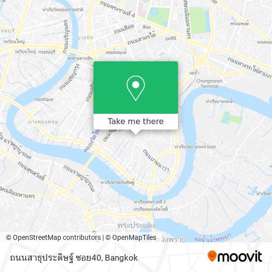 ถนนสาธุประดิษฐ์ ซอย40 map