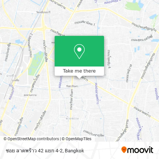 ซอย ลาดพร้าว 42 แยก 4-2 map