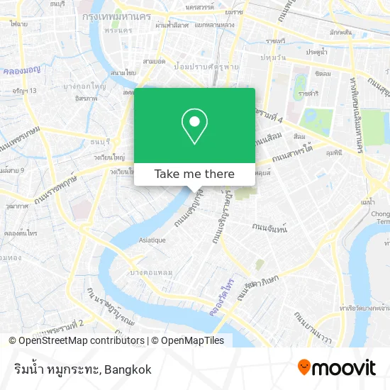 ริมน้ำ หมูกระทะ map