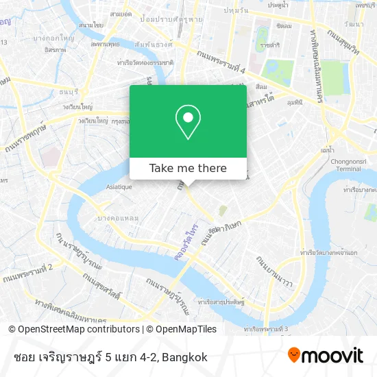 ซอย เจริญราษฎร์ 5 แยก 4-2 map