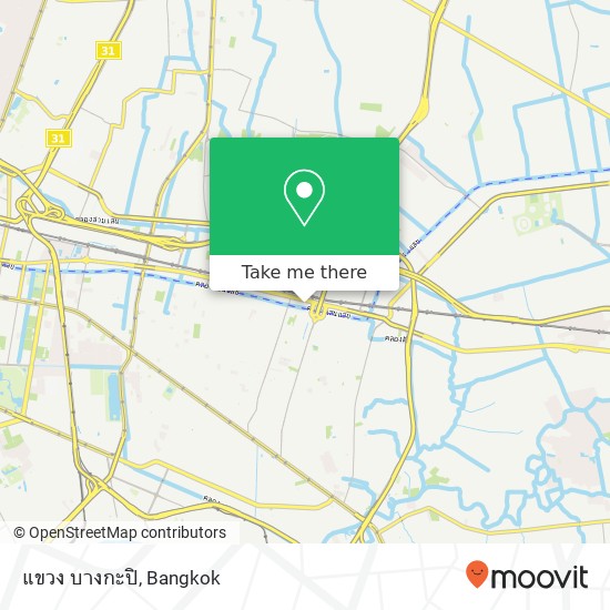 แขวง บางกะปิ map