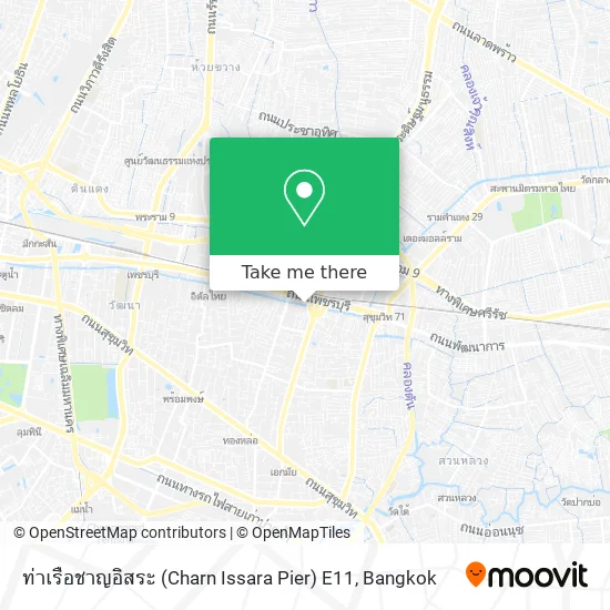 ท่าเรือชาญอิสระ (Charn Issara Pier) E11 map