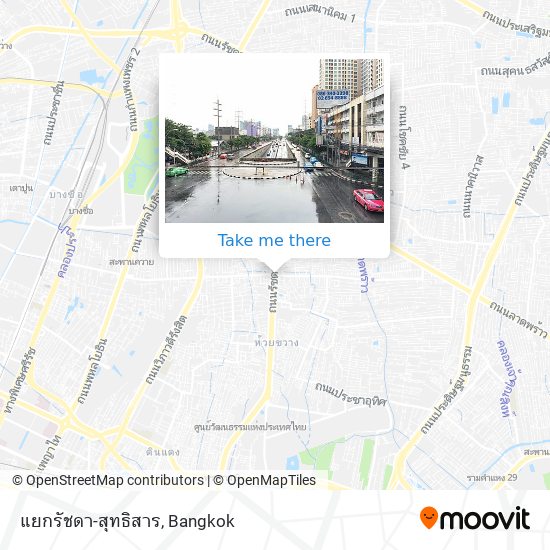 แยกรัชดา-สุทธิสาร map