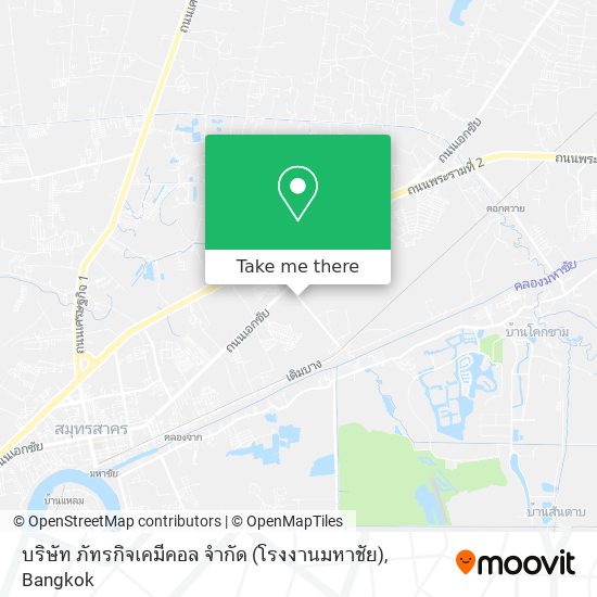 บริษัท ภัทรกิจเคมีคอล จำกัด (โรงงานมหาชัย) map