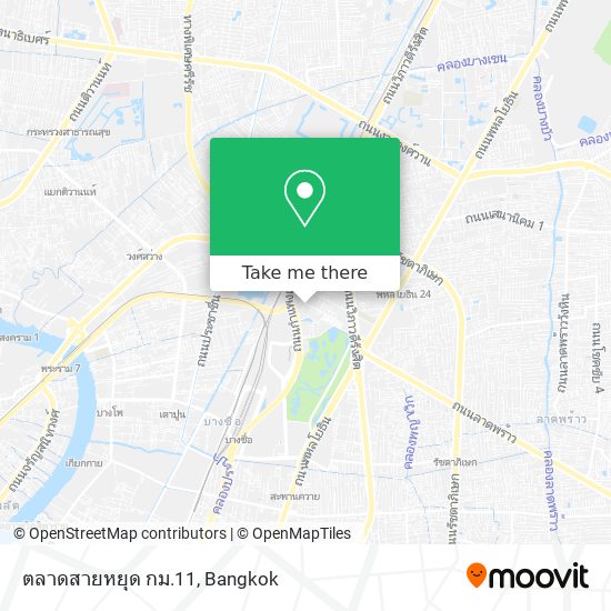 ตลาดสายหยุด กม.11 map