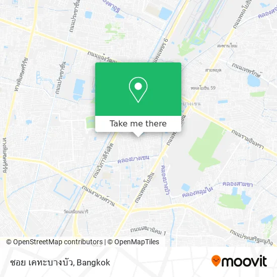 ซอย เคหะบางบัว map