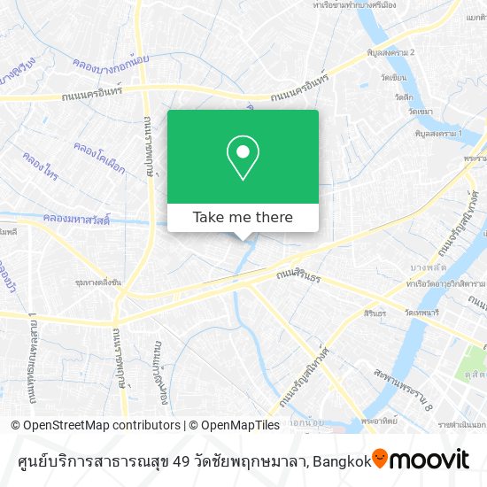 ศูนย์บริการสาธารณสุข 49 วัดชัยพฤกษมาลา map