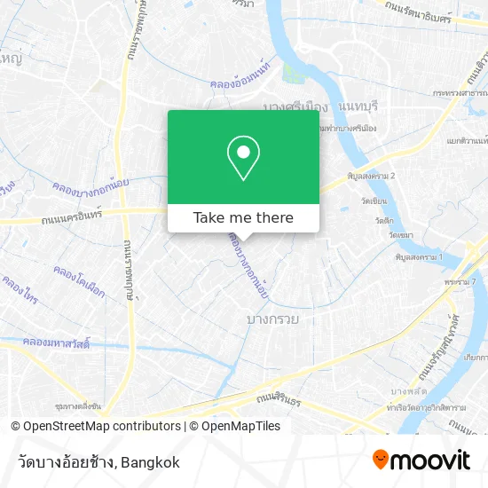 วัดบางอ้อยช้าง map