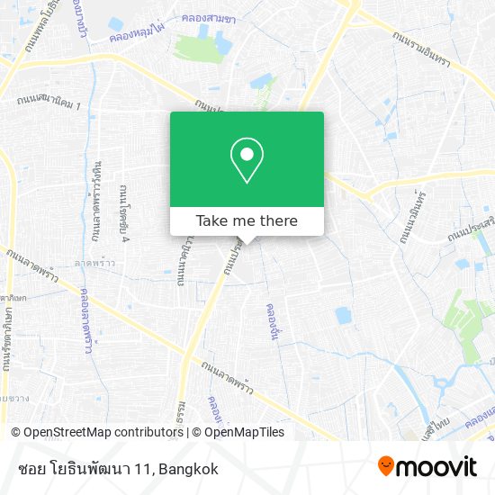 ซอย โยธินพัฒนา 11 map