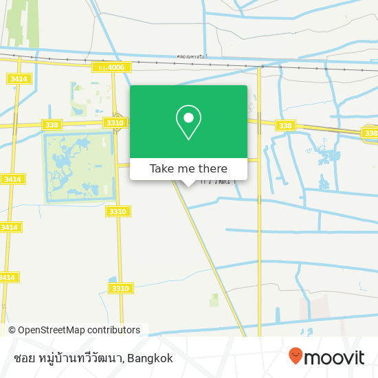 ซอย หมู่บ้านทวีวัฒนา map