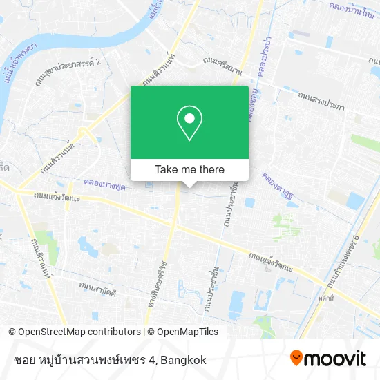ซอย หมู่บ้านสวนพงษ์เพชร 4 map