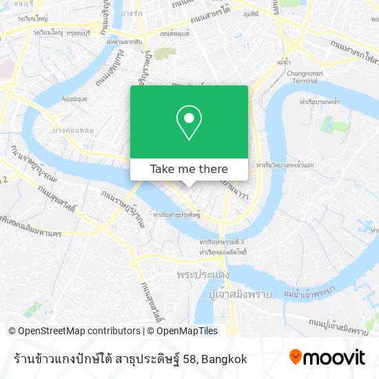 ร้านข้าวแกงปักษ์ใต้ สาธุประดิษฐ์ 58 map