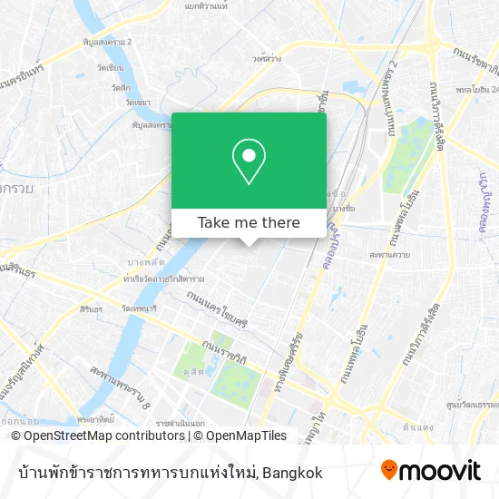 บ้านพักข้าราชการทหารบกแห่งใหม่ map