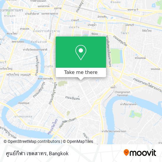 ศูนย์กีฬา เขตสาทร map