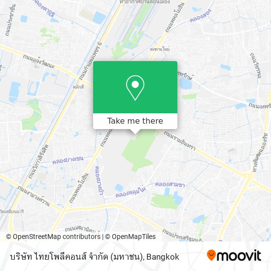 บริษัท ไทยโพลีคอนส์ จำกัด (มหาชน) map