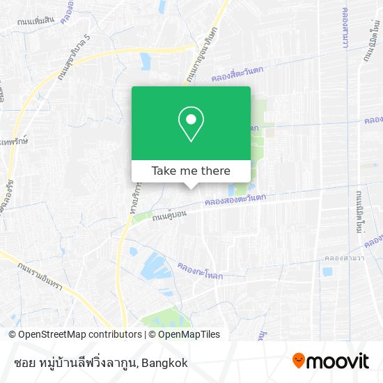 ซอย หมู่บ้านลีฟวิ่งลากูน map