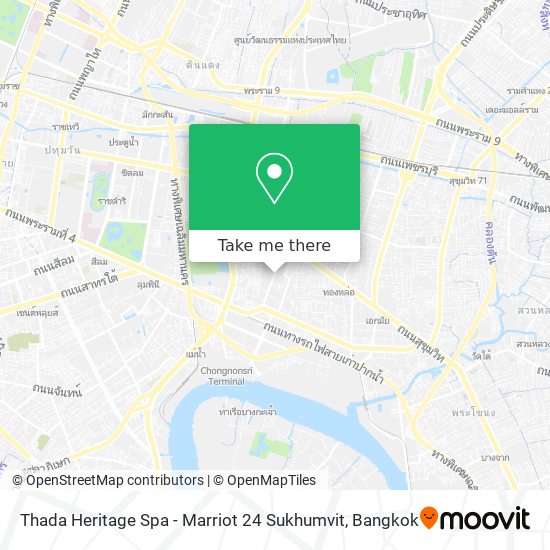 Thada Heritage Spa - Marriot 24 Sukhumvit map