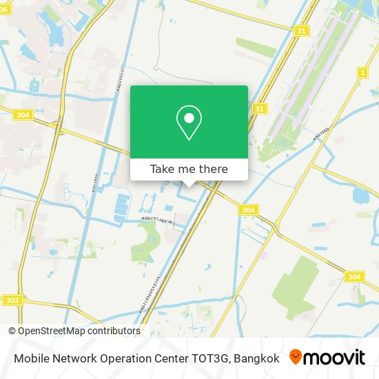 Mobile Network Operation Center TOT3G map