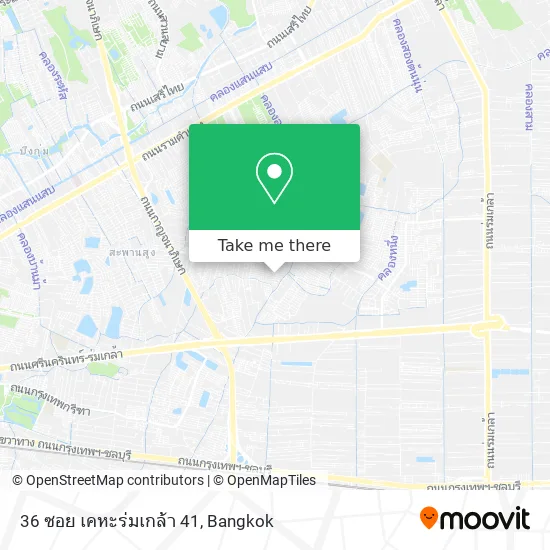 36 ซอย เคหะร่มเกล้า 41 map