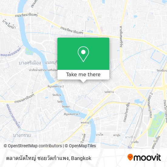 ตลาดนัดใหญ่ ซอยวัดกำแพง map
