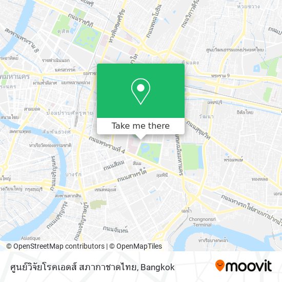 ศูนย์วิจัยโรคเอดส์ สภากาชาดไทย map