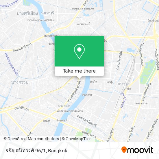 จรัญสนิทวงศ์ 96/1 map