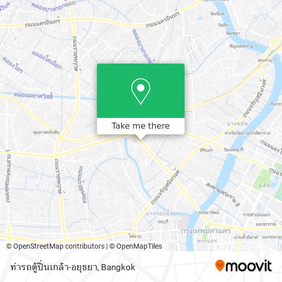 ท่ารถตู้ปิ่นเกล้า-อยุธยา map