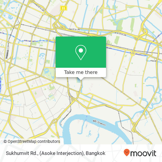 Sukhumvit Rd., (Asoke Interjection) map