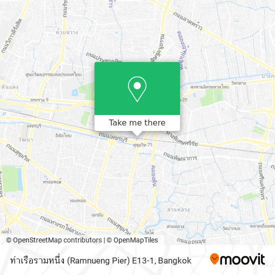 ท่าเรือรามหนึ่ง (Ramnueng Pier) E13-1 map