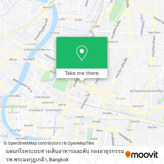 แผนกโรคระบบทางเดินอาหารและตับ กองอายุรกรรม รพ.พระมงกุฏเกล้า map