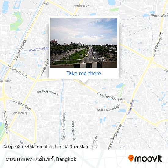 ถนนเกษตร-นวมินทร์ map