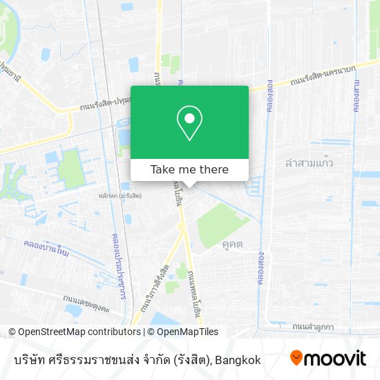 บริษัท ศรีธรรมราชขนส่ง จำกัด (รังสิต) map