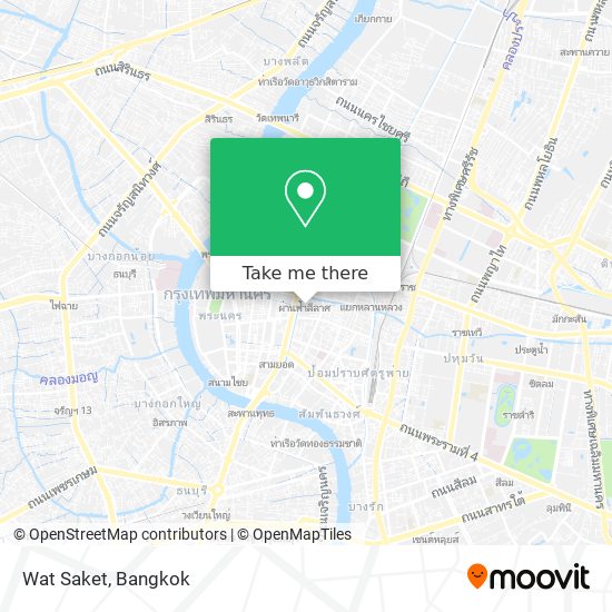 Wat Saket map