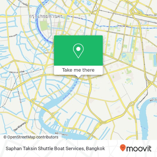 Saphan Taksin Shuttle Boat Services map