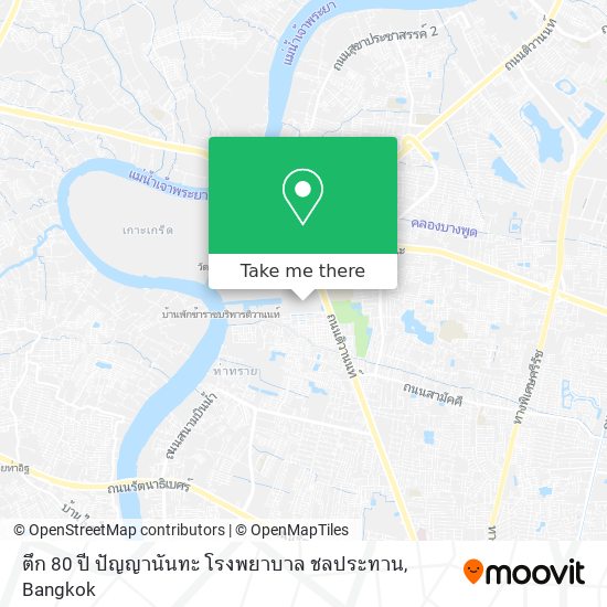 ตึก 80 ปี ปัญญานันทะ โรงพยาบาล ชลประทาน map