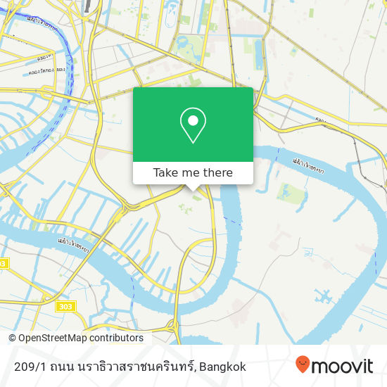 209/1 ถนน นราธิวาสราชนครินทร์ map