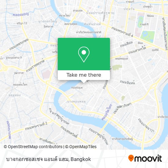 บางกอกซอสเซจ แอนด์ แฮม map